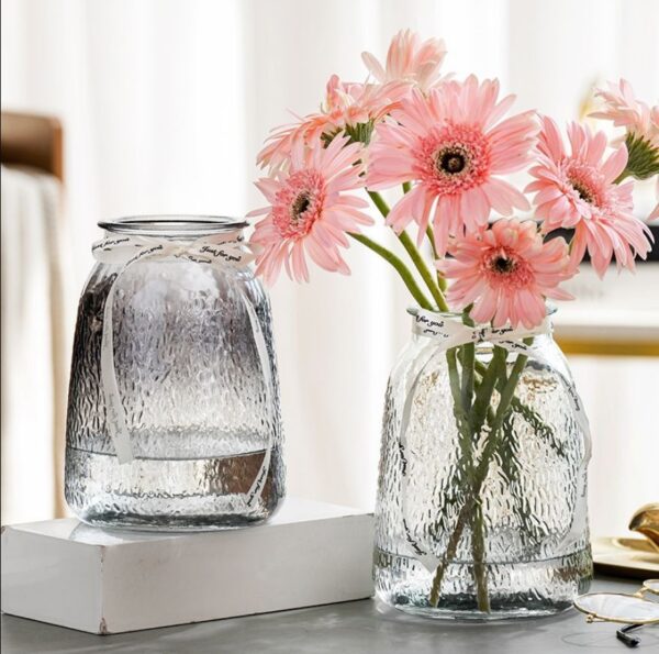 Modern Crystal Flower Vase - Image 2